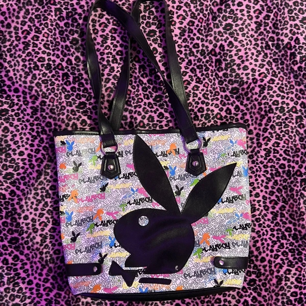 Vintage Y2K Playboy Bunny Tote Handbag